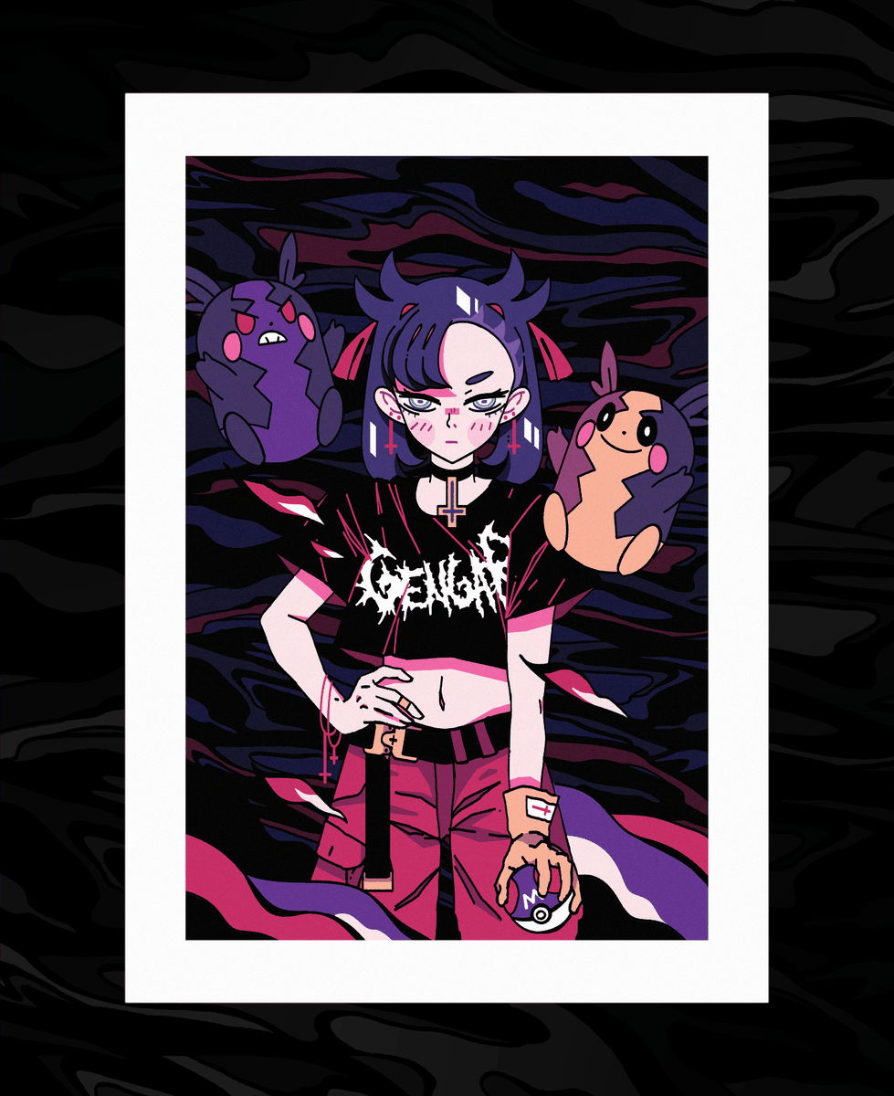 Arkestar's tweet photo. 🔥 WINTER  GIVEAWAY 🔥

3 Marnie (Pokemon) A3 Print to win ! 🤖
This print is available for pre-order on my brand new online shop !
https://t.co/lxuN5jLkow

🗿RULES :
- You have to be following me
- RT and fav this post Giveaway ends on December 11th (Midnight GMT +1)

Good luck! https://t.co/n9EUjChS0K