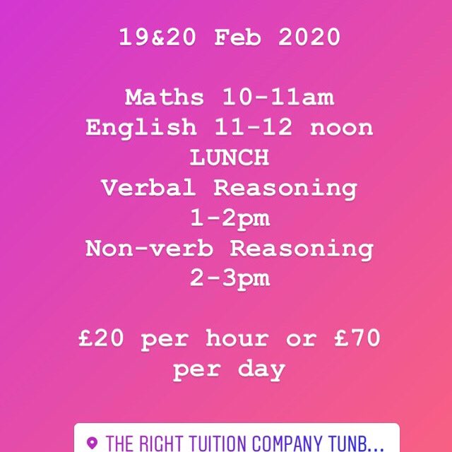 RTC_Arthur's tweet image. Our Feb half term #11plus #revision dates, hot off the press. Join our qualified teachers for a day of #kenttest prep in all four subjects #11plusmaths #11plusEnglish #verbalreasoning #nonverbalreasoning #beyondthetextbook