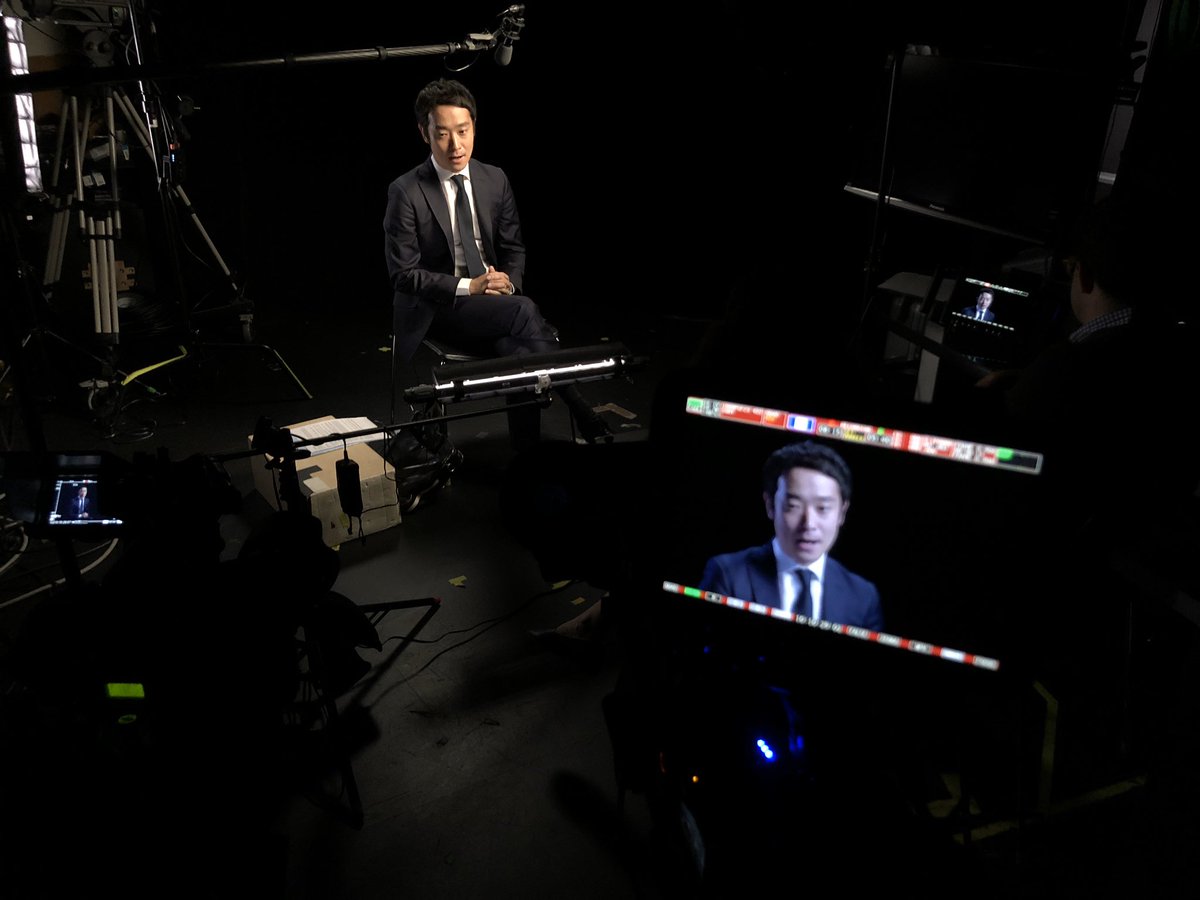 DanTVusa's tweet photo. Nice little 2 camera shoot for Goldman Sachs. https://t.co/rqJejheJrn