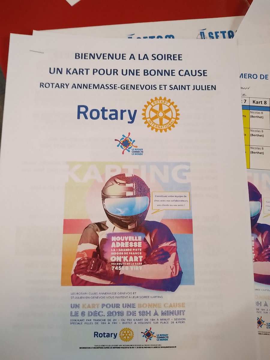 handiventure's tweet photo. Merci au #Rotary #Annemasse #Genevois pour la Soirée organisée à #OnKart #Viry au profit d associations solidaires dont @handiventure . La team #handivalide a tenu le stand hvl et piloté pour la bonne cause ! #handisport #thonon #chablais #leman #handivoile #natation #handbike https://t.co/mzei91gvNH