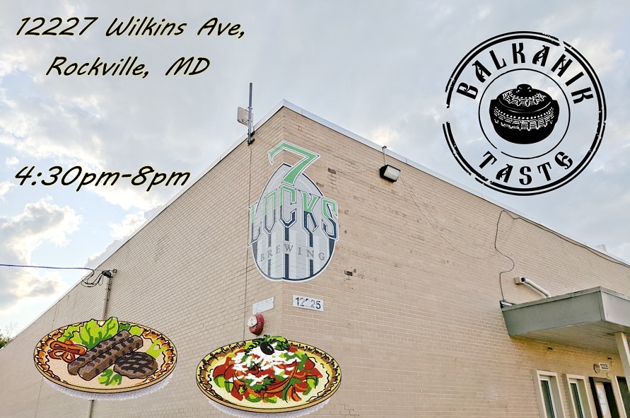 balkaniktaste's tweet photo. Find us today at @7LocksBrewing for delicious Balkan Grill and good local beer. Window open 4:30pm-8pm. 
#balkangrill #balkanfood #lyutenitsa #kyufte #kebapche #balkanstreetfood #bulgariancuisine🇧🇬 #lepinja #pljeskavica #sarma #stuffedcabbage #localbeer #pikeandrose #pikedistrict https://t.co/eri9cbRdtp