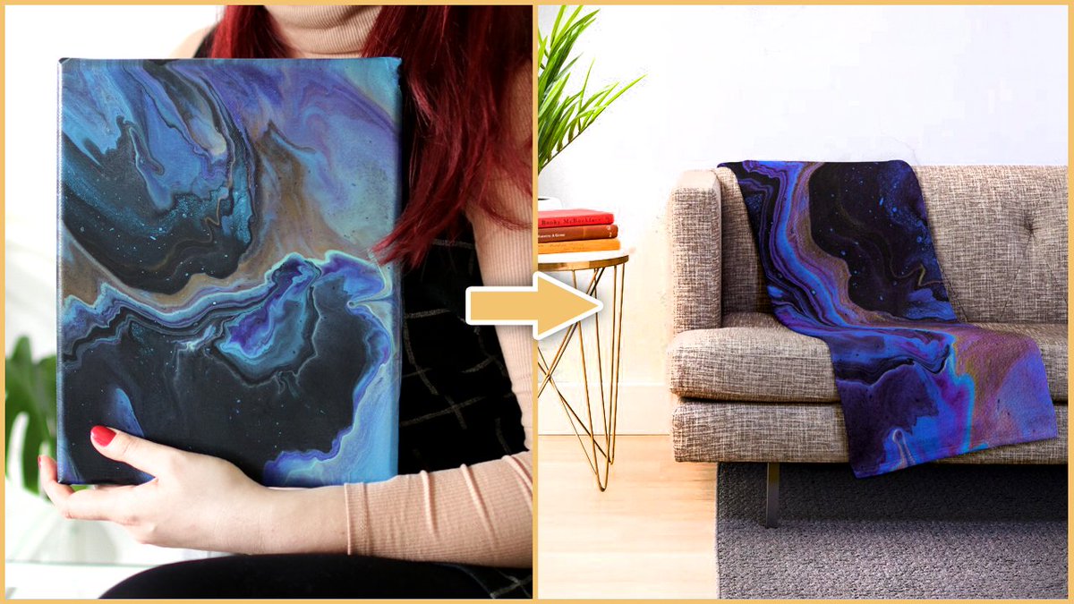 Ever wondered how you can make money with your art? In today's video I wanted to talk about one specific way how you can turn your artwork into products! Go check it out here: youtu.be/3qIegcR7vvA