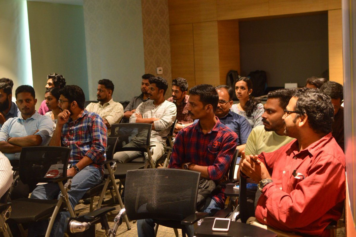 MagentoKochi's tweet photo. #Magento #meetup #kochi @imSanthoshP @kcjagadeep @kalpmehta @sulekhl @ceymox https://t.co/GE8Xp17k5E