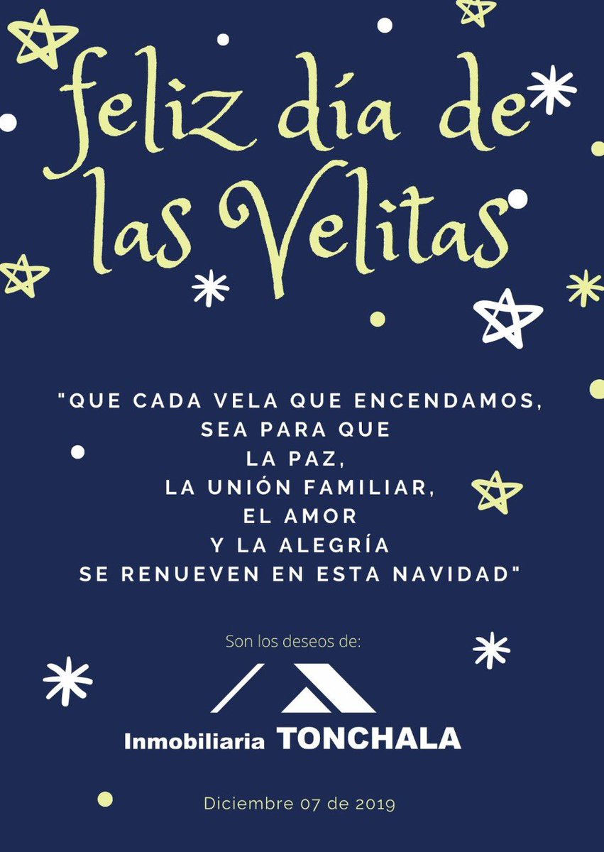 ITonchala's tweet photo. Inmobiliaria Tonchala les acompaña en el inicio de una de las épocas más bonitas del año:Navidad, propicia para compartir abrazos, sonrisas y momentos especiales. https://t.co/6VELVY0O3f