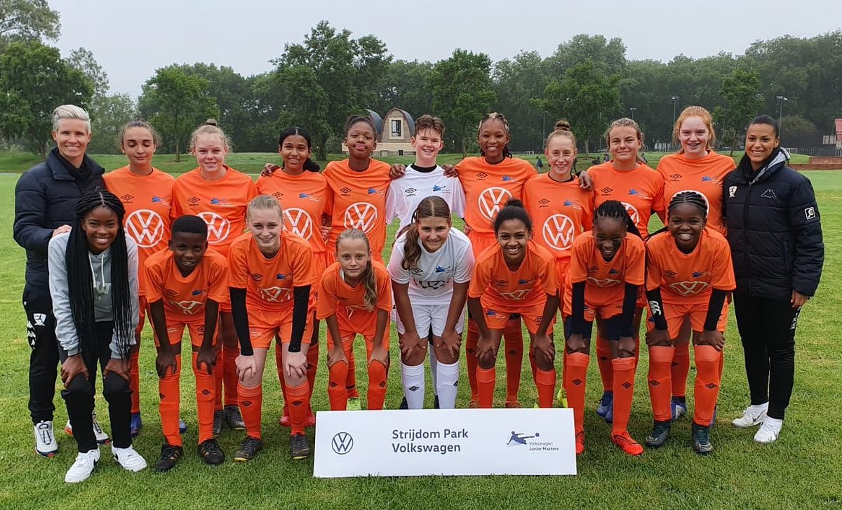 Janinevanwyk5's tweet photo. I am extremely proud of my young girls that represented @VWStrijdomParkat the #vwjuniormasters tournament.  Unfortunately we were Runners up &amp; failed to book our ticket to Sweden next year, but all I can say is keep a close eye on these girls 👁 The future is bright  🇿🇦⭐🇿🇦 https://t.co/ZnG1cWYo2I