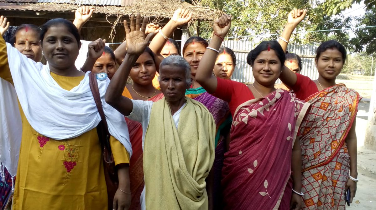 AshokActionaid's tweet photo. Tepri Barman, 74, Coochbehar, single women/ widow constantly follow with authority for a piece of land and then house for her, struggled continued more than 5 years finally she and other 12 families from her neighborhood able to get their entitlements https://t.co/nN1kk1MwVL