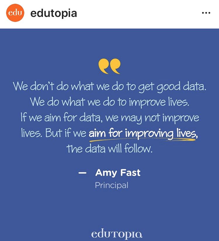 iamnoadaniel's tweet photo. Saw this post on Instagram. Love @fastcrayon’s insights (often) and want to reshare the conversation from our panel from Thursday’s #OnEdMentors looking at the power that assessments hold. Amy writes, “...aim to improve lives...The data will follow.” https://t.co/J5waTyQDoY https://t.co/6LgU8Ib0PC