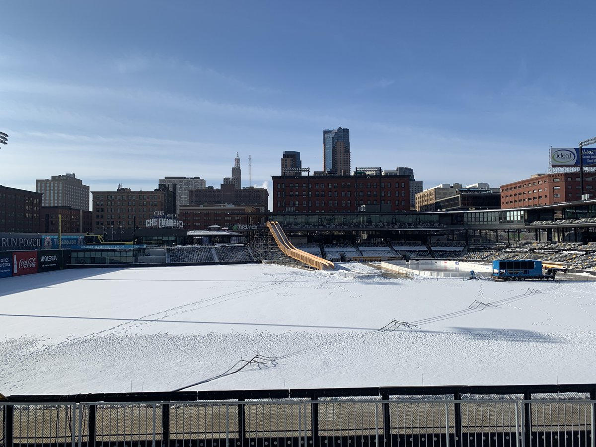 StPaulSaints's tweet photo. #Jumanji: The Next Level will be on-site at @destwinterstp today from 11AM - 5PM. The first 50 people to mention Jumanji at the Skate Rental will get a voucher for a free hot chocolate! Also, stop by their booth behind home for a chance to get advance screening passes! https://t.co/nZH7OPk0Cn