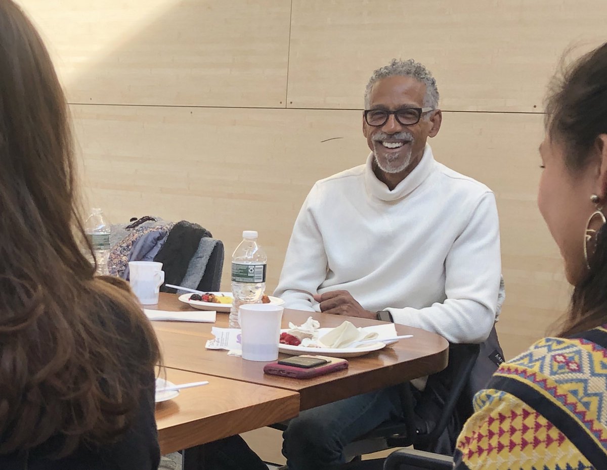 AngelGardner's tweet photo. “Art making is nothing without risk—financial, personal—and you have to keep taking that risk.” @rousseved shares his career journey with #princetonu students. #princetonarts @princetoncareer https://t.co/OSbGCUBZnQ