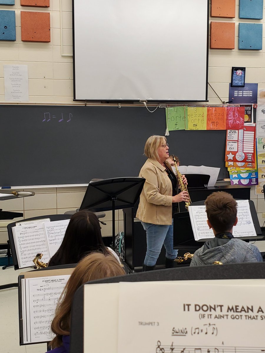 ITJHS jazz students had a blast with a jazz legend today. Thank you Lori Buckman and the Dupage Foundation for this opportunity! #asd4all #jazzeducation #musiceducation #earlyjazz #SaturdaySchool