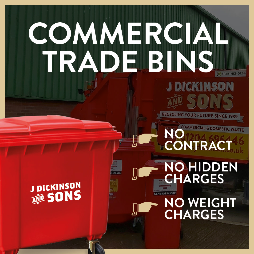 Does your business require a commercial trade waste collection? Find out how J Dickinson can make it easy for you ✅

jdickinson.co.uk/commercial-tra…

#commercialwaste #tradebins