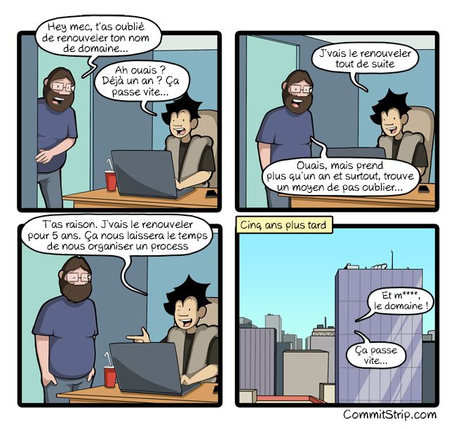 JobOpportunIT_'s tweet photo. Ça passe vite…😂😂😂 @CommitStrip https://t.co/YlHe1jSQ2v