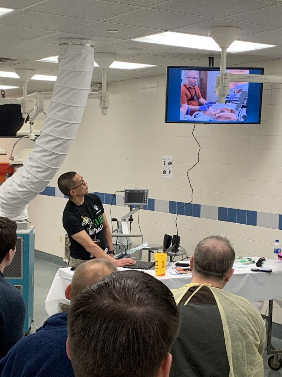 airwayGladiator's tweet photo. CadLab Dallas SecondDAY @jducanto @TBayEDguy @RussBrown3 @CMGrffn @mededgene @CarmyClaudia @ketaminh @_timothy_drake @ATACCGroup @Obidoc @kovacsgj @AirwayMxAcademy VideoLaryngo Resus Thoracotomy SALAD REBOA #INTUBATIEM #MedInspired https://t.co/PlETausvti