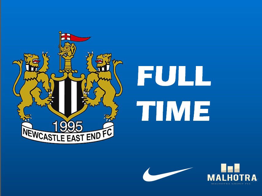 NEESFC's tweet photo. 🔵FULL TIME🔵

East End - 1
@burradonfc - 1

That’s now 11 games unbeaten. Not the 3 points we initially aimed for but a fair result in the end against a hard working opponent. 

Well done especially to Burradon’s goalkeeper who pulled off 4 unbelievable saves. 

#EastEnd https://t.co/CzlHXRDf6N