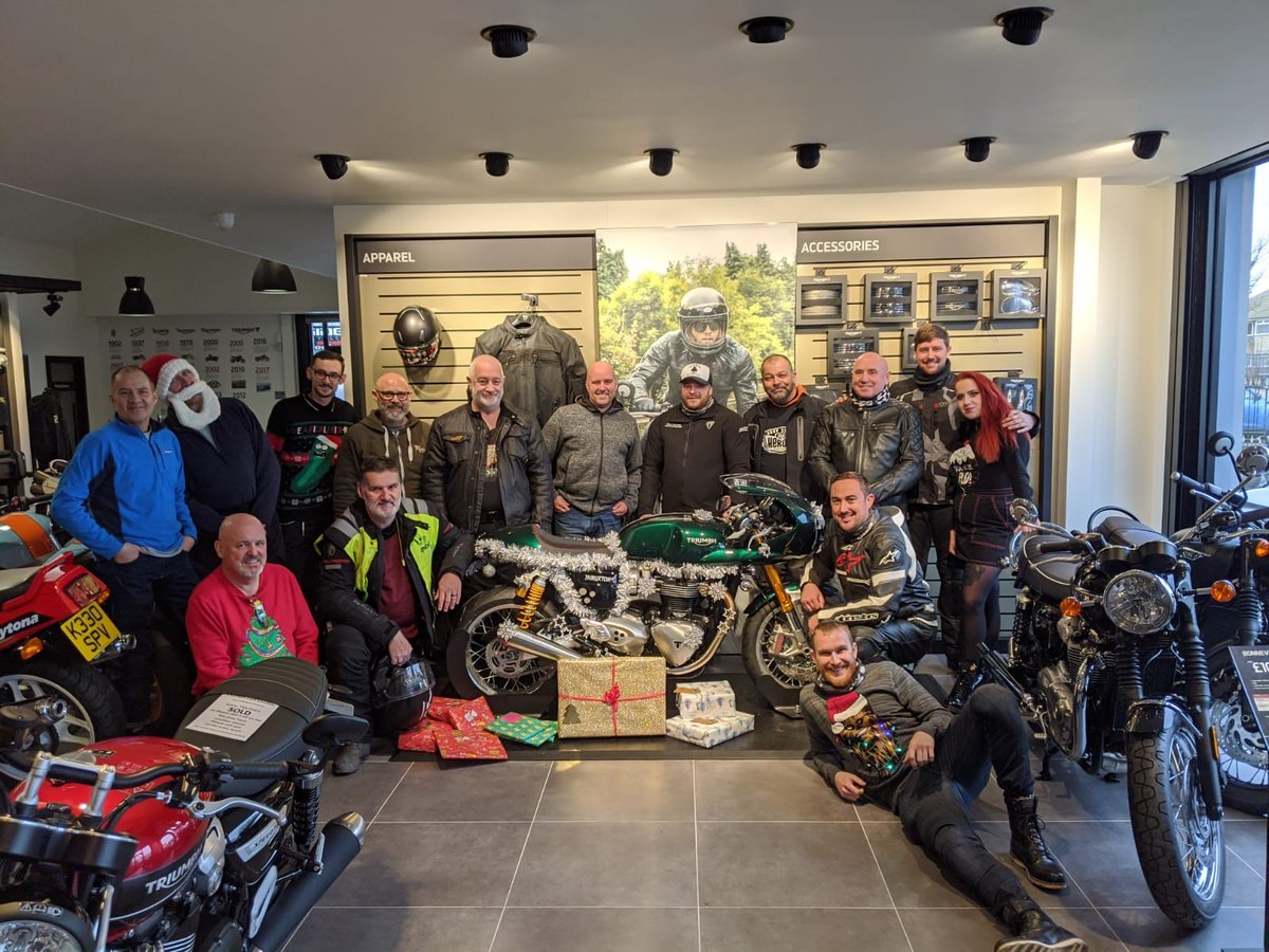 Good turnout for the Toy Run today, well done everyone!