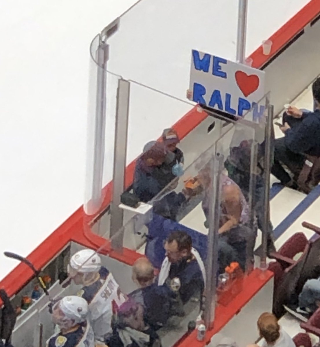 patersonjeff's tweet photo. some Ralph Krueger love here at The Rog https://t.co/70Leqtbclx