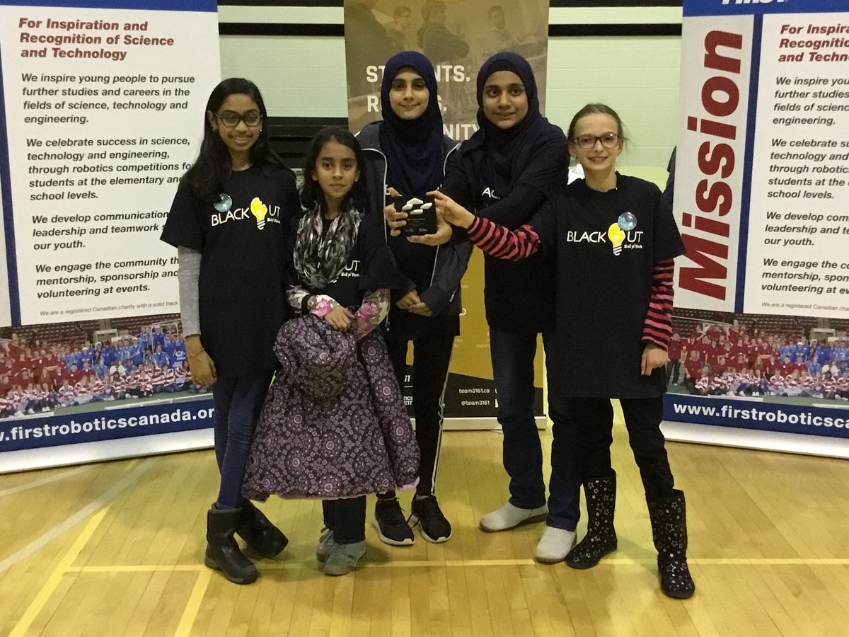 Second place Core Values award goes to team Blackout! Congratulations on your hard work. ⁦<a href="/tomkenroadms/">Tomken Road Middle School</a>⁩ ⁦<a href="/TomkenSciTech/">Tomken SciTech</a>⁩
