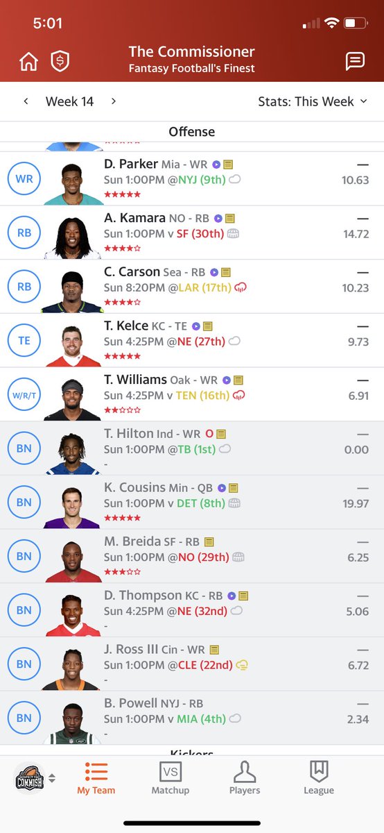 Foelcat's tweet photo. @1stStopFantasy does tyrell deserve the flex spot? Need a comeback after you gave me Foles>wentz last week https://t.co/z9OVxCPFOX