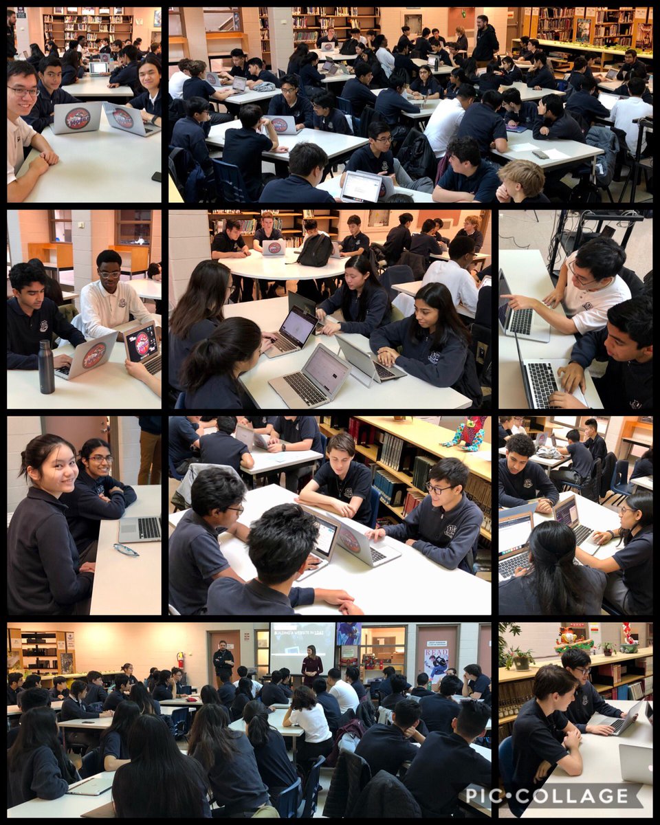 SBA Students <a href="/learningcode/">Canada Learning Code</a> for change. Digital literacy, creativity, communication, collaboration, critical thinking, character, and citizenship in action @SBAtoday #designthinking #webdev #hackathon #ycdsbSTREAM #sbaway