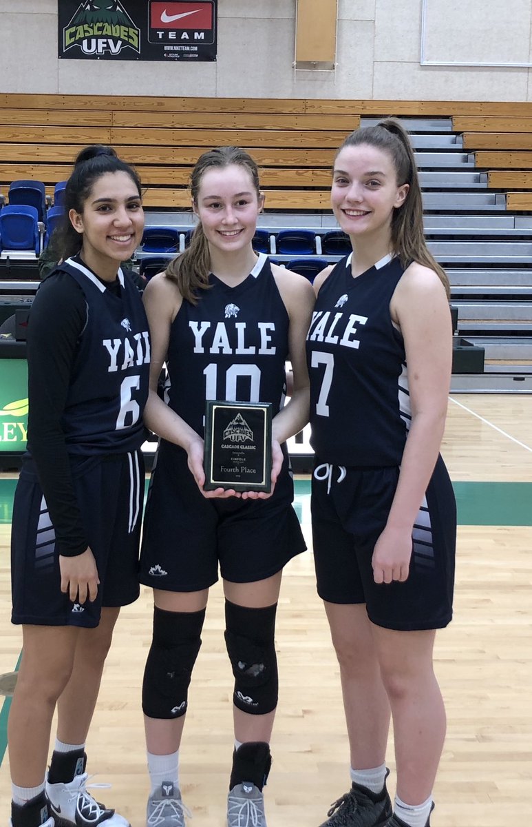 🏀Cascade Classic 4th place. Yale Lions.