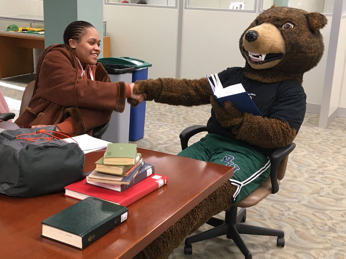 DrewU_WF's tweet photo. Even the @DrewUniversity @RealRangerBear is joining Drew’s Writing Fellows at the International Day of Writing. Come down to @DrewULibrary until 8pm today and WRITE with us. #intlwritein19 https://t.co/y145fHMisb