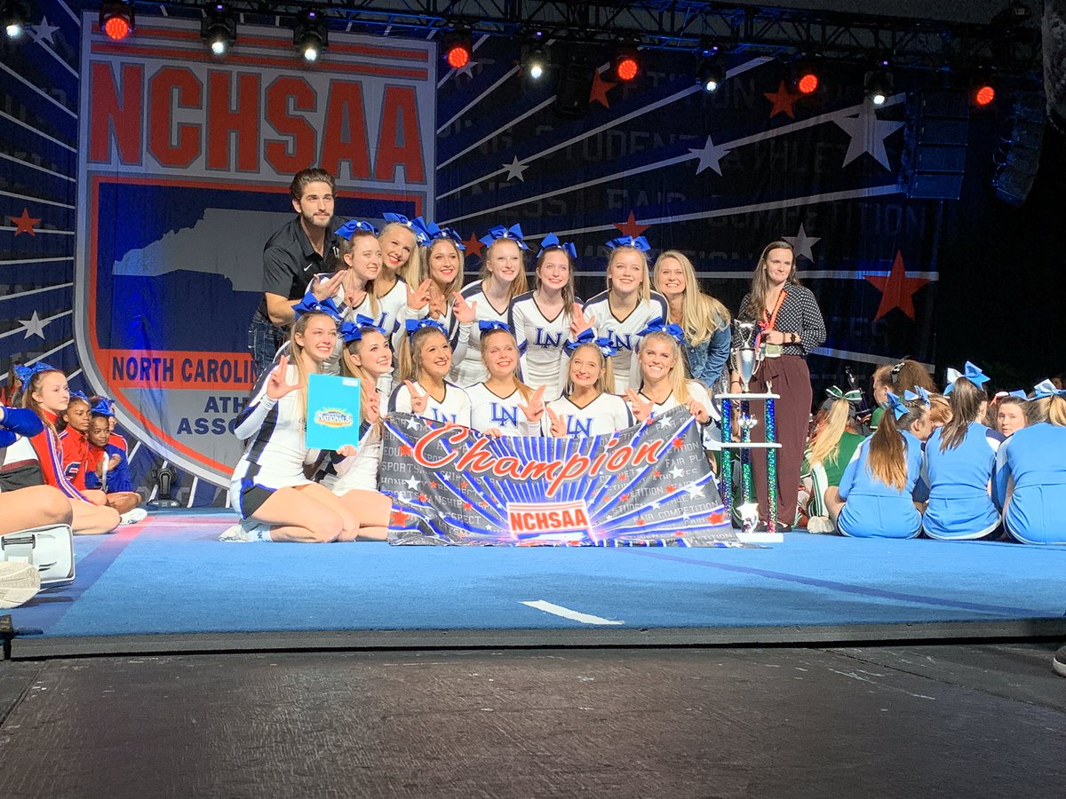 NCHSAA's tweet photo. Awards Session 2️⃣

📣Small Varsity D1: @LNHS_Athletics 
📣Medium Varsity Non-Tumble D1: @Athletics_WHHS 
📣Small Varsity D2: @CherryvilleHS 
📣Medium Varsity Non-Tumble D2: West Columbus 

#NCHSAACHEER https://t.co/Xb3yhW2TOu