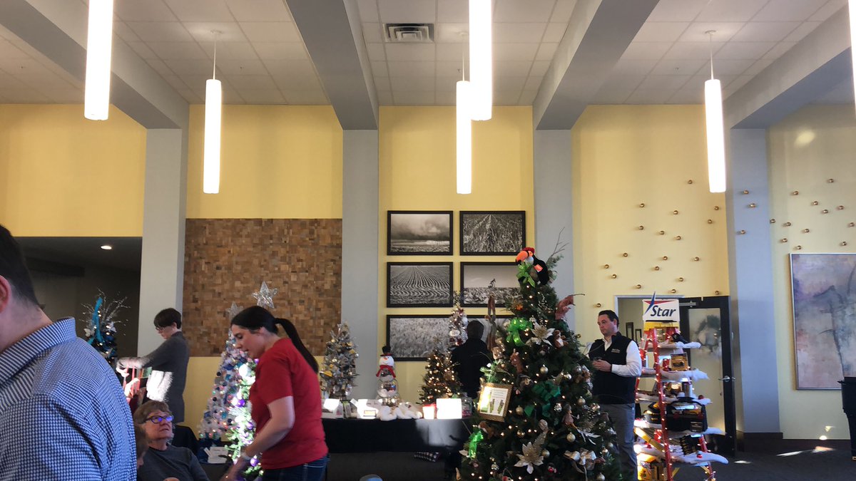 Having a great time at the Dove Estates Festival of Trees!