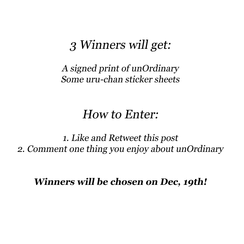 uruchanOFR's tweet image. I&apos;m doing a giveaway to celebrate the launch of #unOrdinary season 2!! :D