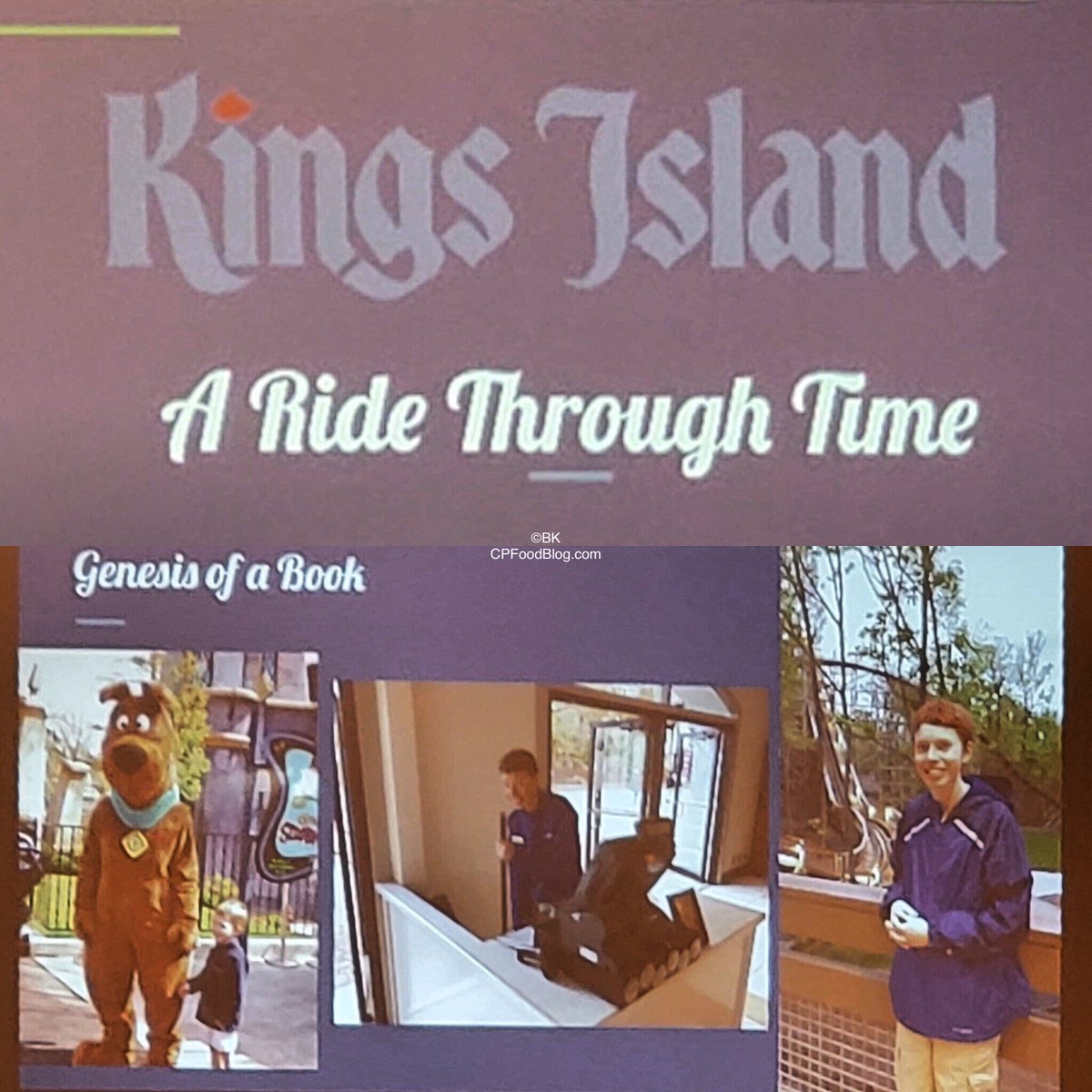 FUNFoodBlog's tweet image. New @KingsIslandPR history book to be offered next season in the park as presented at today’s @aceonlineorg holiday party.