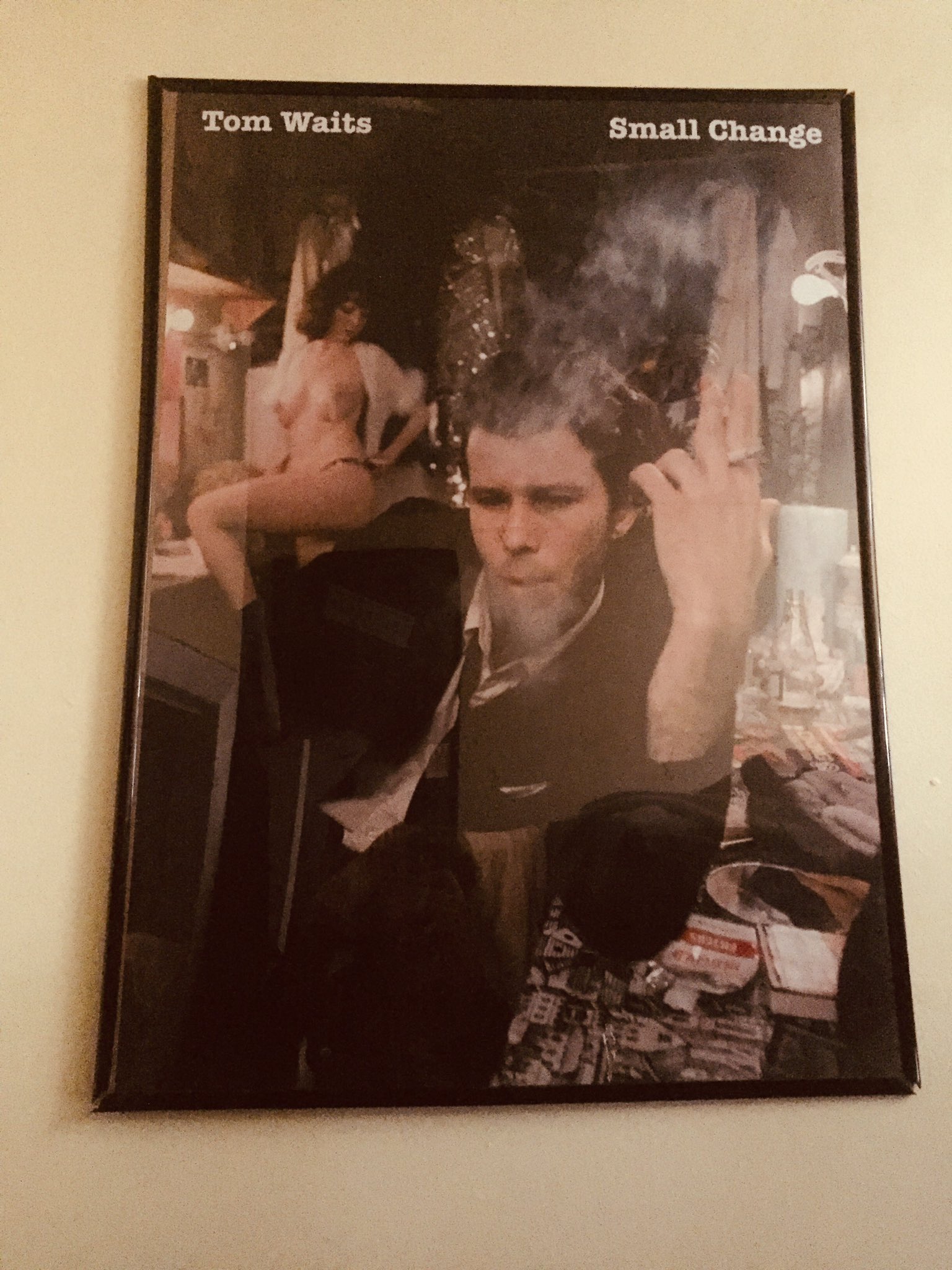 Happy birthday, Tom Waits! I love you, baby, and I always will / Ever since I put your picture in a frame 