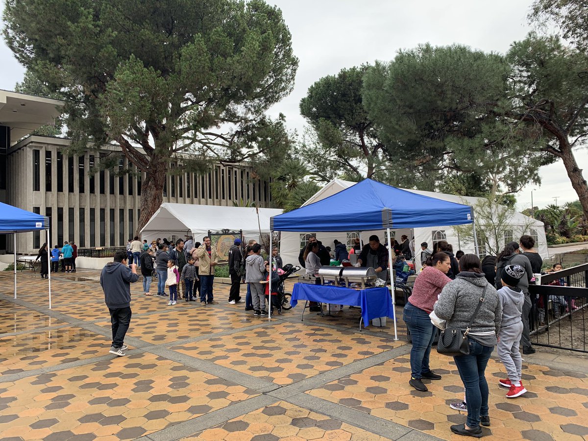 At our Santa Cop event this morning.  City hall is filled with toys donated by our generous community...  less fortunate families are lining up. 

As usual, Pomona PD personnel are going way above and beyond.  

Happy Holidays!   I love this compassionate community.