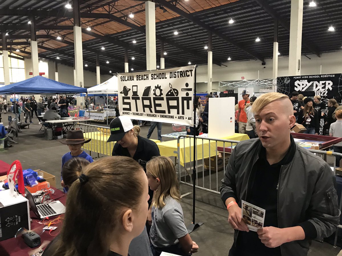 RoderickGayta's tweet image. Come visit us today at the Del Mar STEAM Maker Fest! #sbsdedu #sbsdstream #stem #steam #STREAM