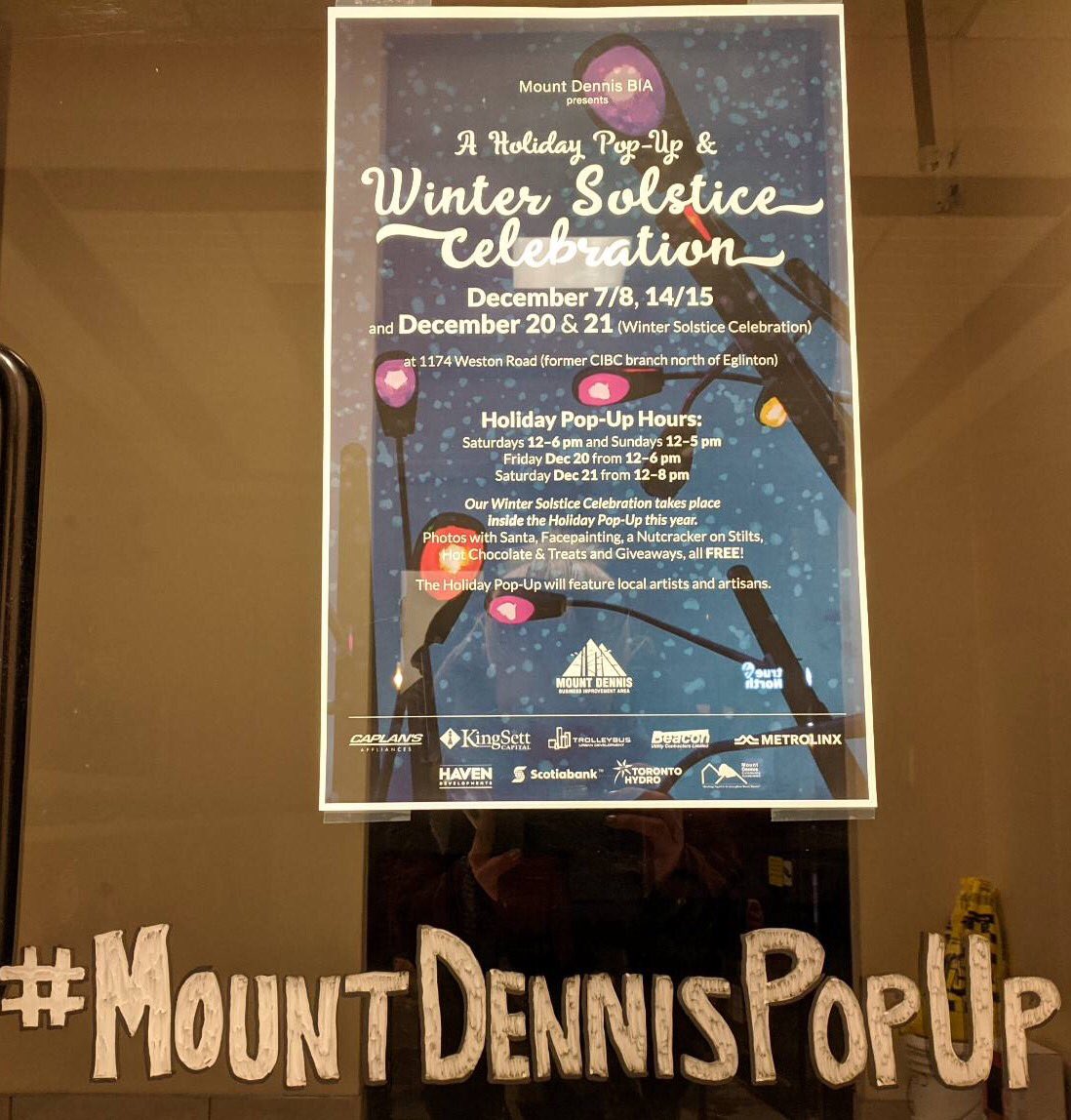 Now open 'til 6 pm. Pop by our Pop Up and be amazed! #MountDennisPopUp