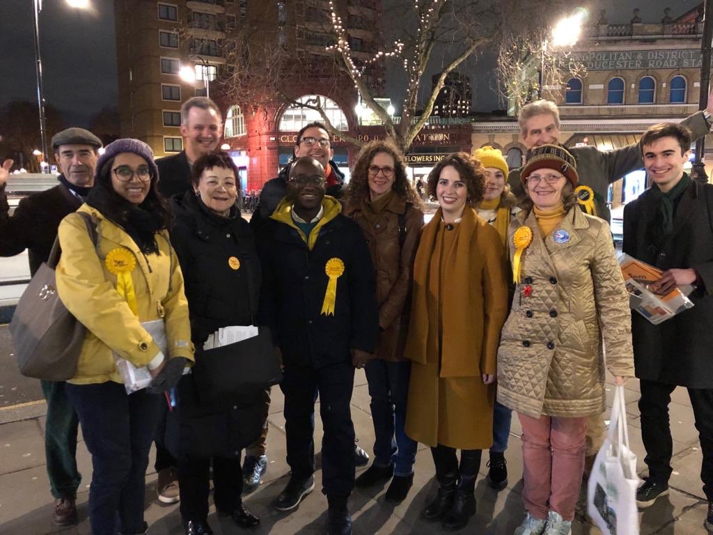 SamGyimah's tweet image. Caught up with some of the third group of canvassers heading out for the evening session. Thanks to all who made it. A strong finish to a big day - looking forward to doing it all again tomorrow! #SamForKen #GeneralElection2019