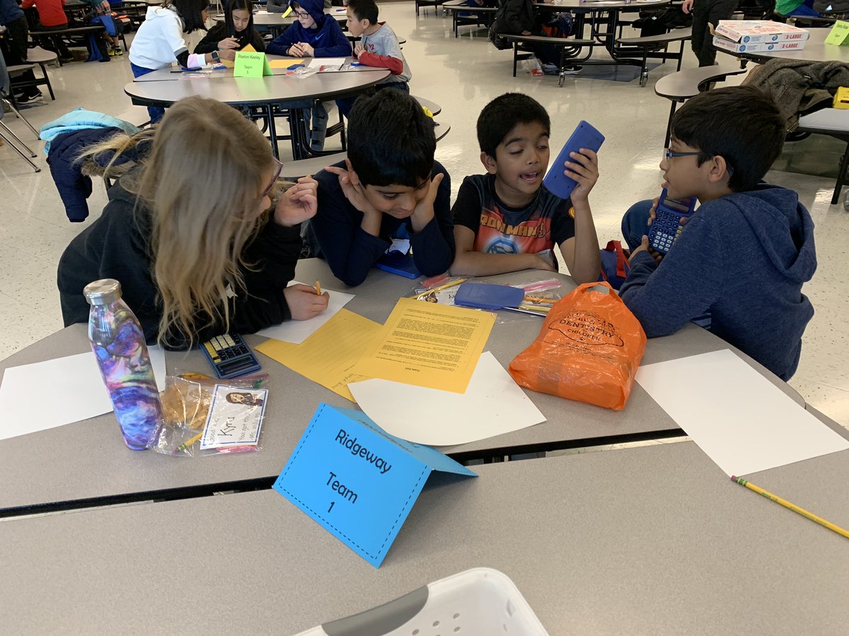 TabiTheTeacher's tweet photo. Go Ridgeway Rams! Mathletes unite! #BEUMathContest https://t.co/AwSj6YS10P