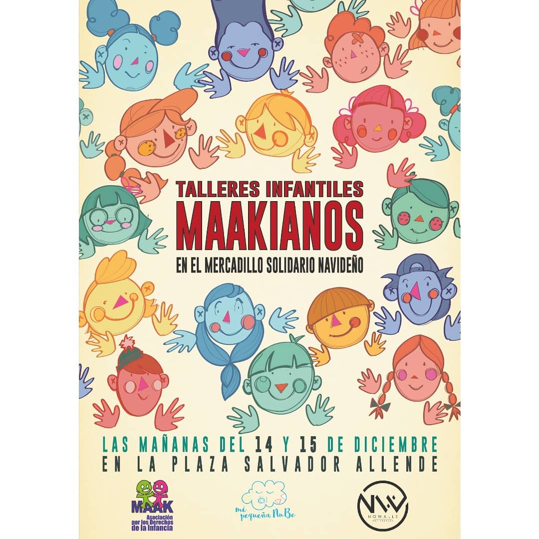 NowallsAct's tweet photo. Talleres Infantiles MAAKIANOS 🧒🏼👐🏼 Seguimos planificando nuestras primeras Navidades en Almansa, esta vez con una nueva colaboración.
Nowalls Act y @mi_pequena_nube unen fuerzas para luchar con @maakporlosderechosdelainfancia .
Sábado 14 y domingo 15 📆 de 10H a 14H
#NWteam🚀 https://t.co/xdPmTTjI5Z