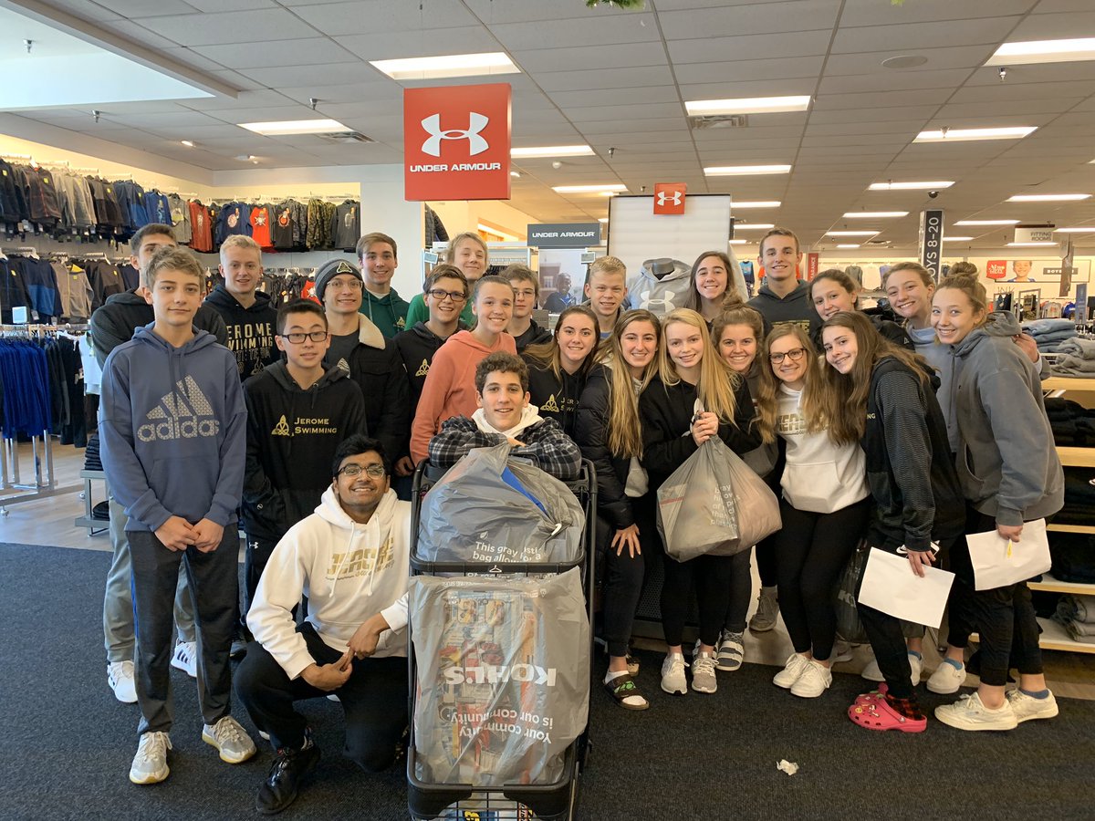 JeromeSwimming's tweet photo. Christmas shopping is complete for our NC4K family! Thank you for you big hearts Jerome swimmers! #nokidfightscanceralone #NC4K https://t.co/5f9UKSDwoT