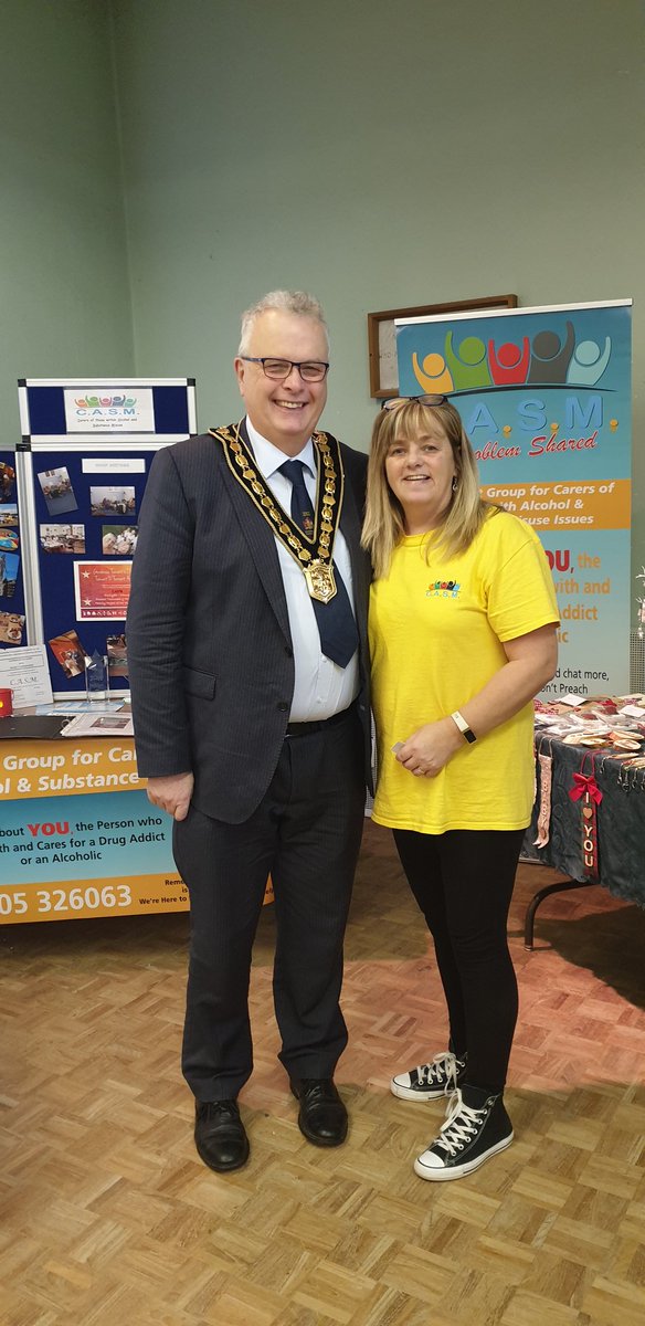 CASM55693481's tweet photo. Thank you County Councillor Kevin Madge,for attending CASM Christmas Fayre. https://t.co/Dg2wLVoNKq