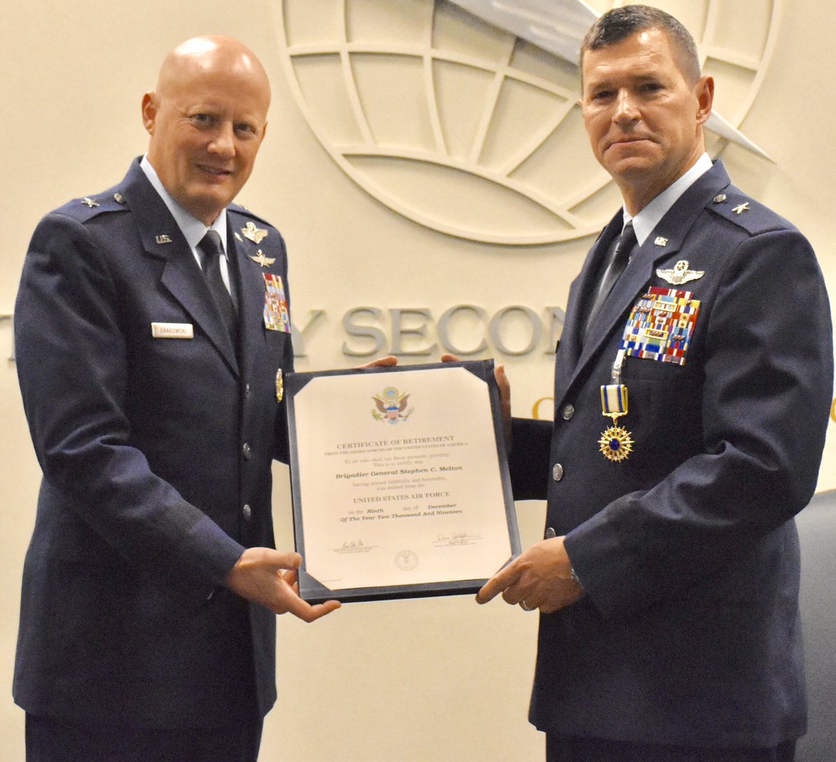 TAGofGA's tweet image. Congrats to Brig. Gen. Stephen Melton on the occasion of his retirement after more than 31 years of faithful service. Steve &amp;amp; his family have served and sacrificed for our way of life. We offer them our deepest thanks and best wishes in their next chapter! #AirPower #GuardFamily