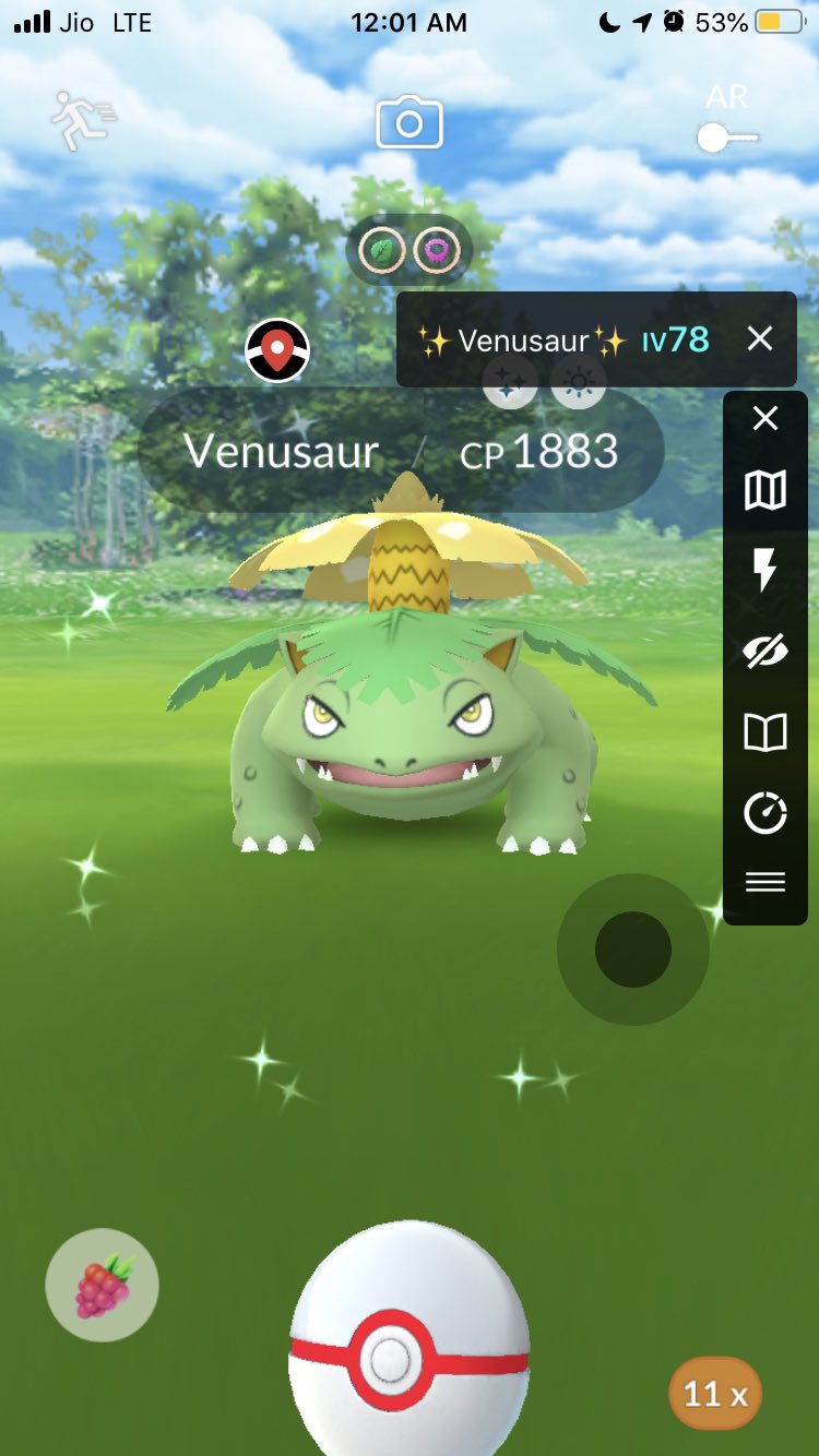 shiny bulbasaur to Venusaur evolution Pokemon go, 😱😱