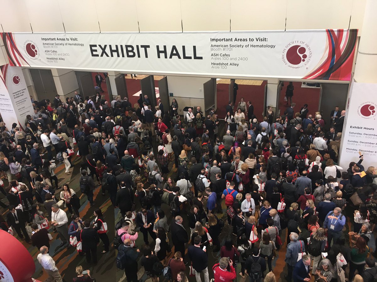 AkshaySharmaMD's tweet photo. What would you call this👇🏽 #ASH19 A clot of hematologists or a rouleaux of attendees? ��😜 https://t.co/LbL0vwpCI1