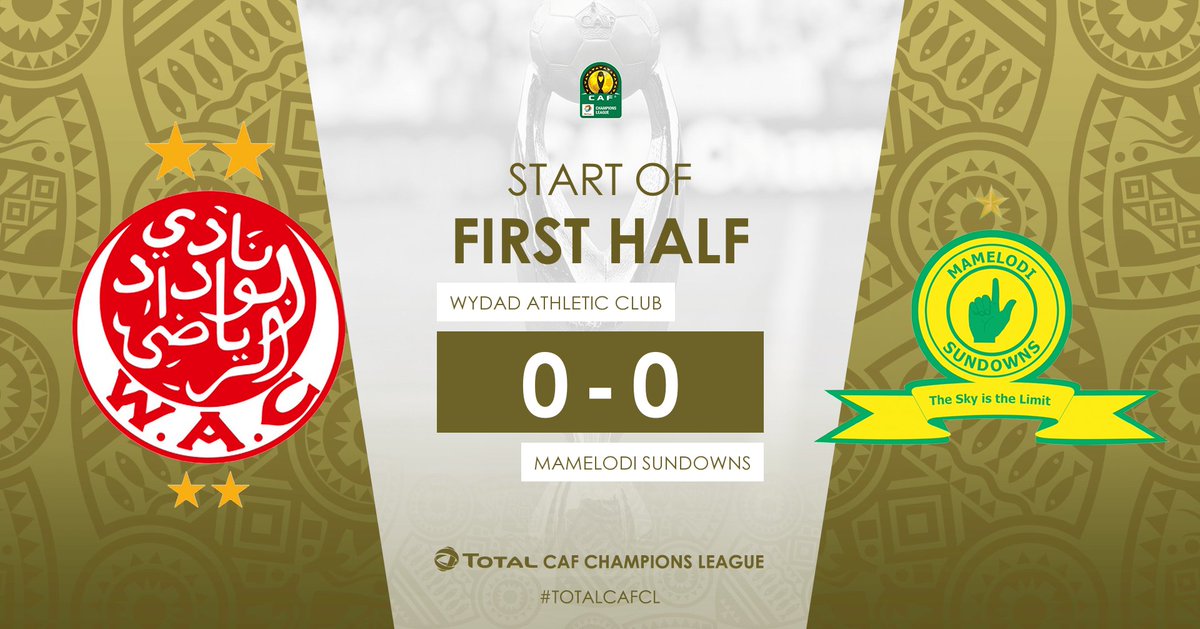 CAF_Online's tweet photo. KICK OFF | The match Wydad Athletic Club - Mamelodi Sundowns has started. Tune in now! #TotalCAFCL #WACMSD https://t.co/aXmlm1Pq2h