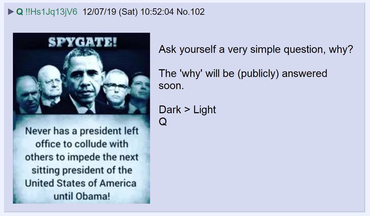55) Why has Barack Obama helped in the attempt to remove Donald Trump from office?Many of us know the answer but the public will also know the answer soon.