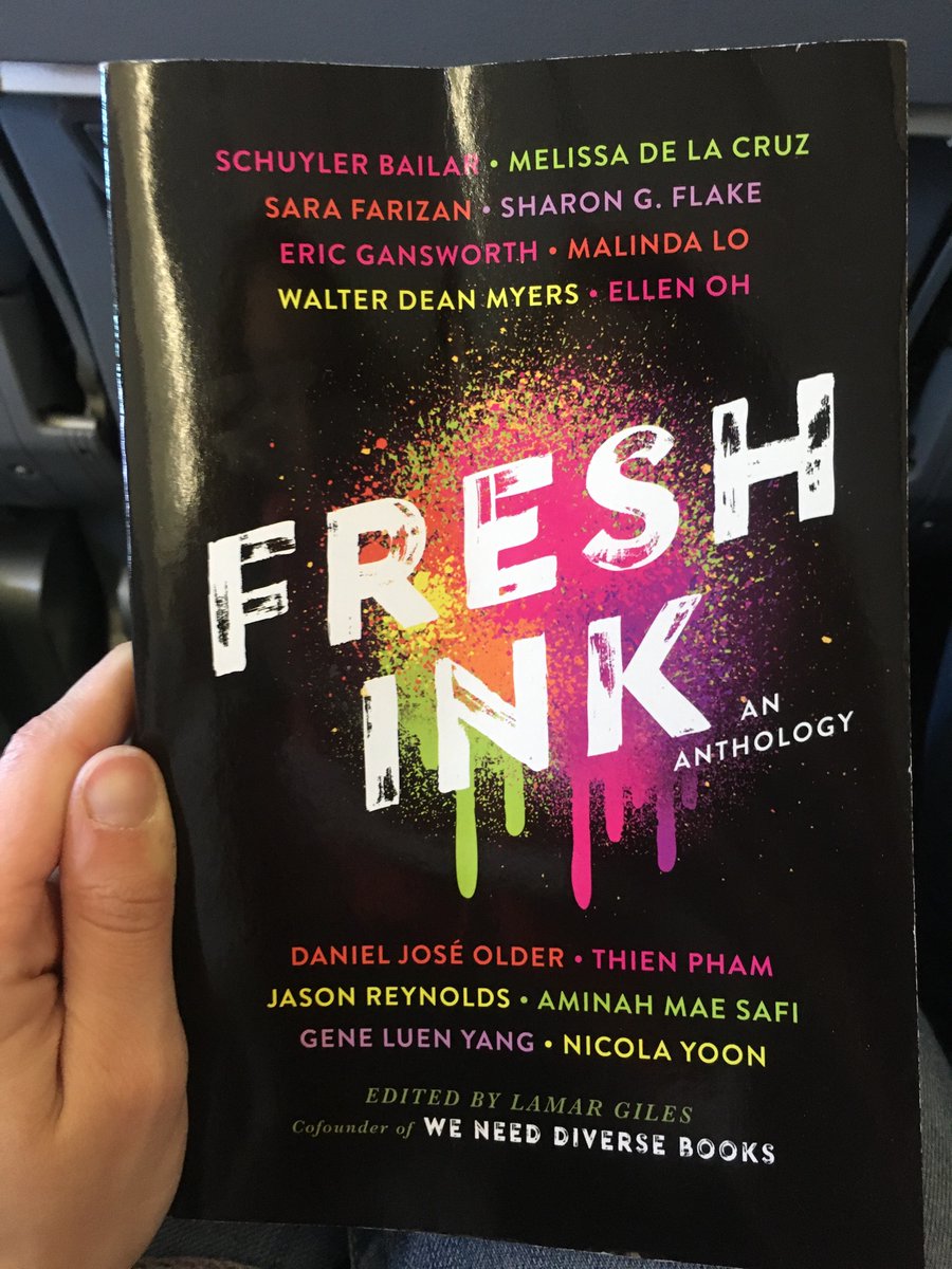 Airplane read thanks to @elizabethaself! Excited for more from some #YAlit authors we read this semester and to continue learning how to bring acceptance, openness, and voice to young adults exploring who they are