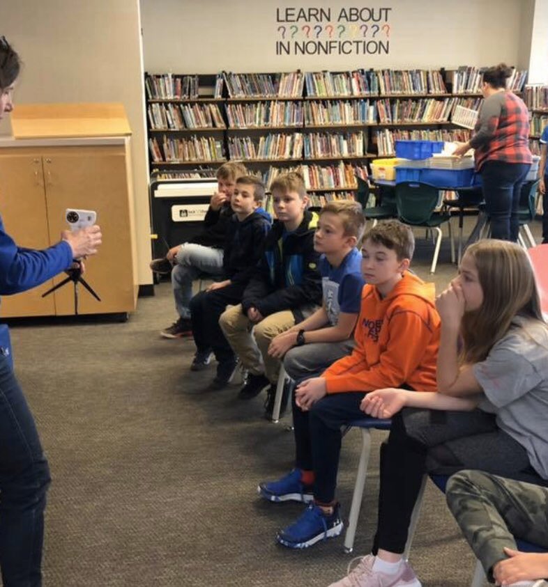 TechLPSD's tweet photo. 9 @RProadrunners Weather Techs prepped & ready to teach their classmates how to scientifically collect data using a @pascoscientific GPS Weather Station as part of Gr 5 Sci #WeatherVsClimate #inquiry #data Thanks to @LloydPublic for the equipment! @TeachSDGs 🌎 🌧❄️🌬🌤☃️ https://t.co/xu2bAKqV2q