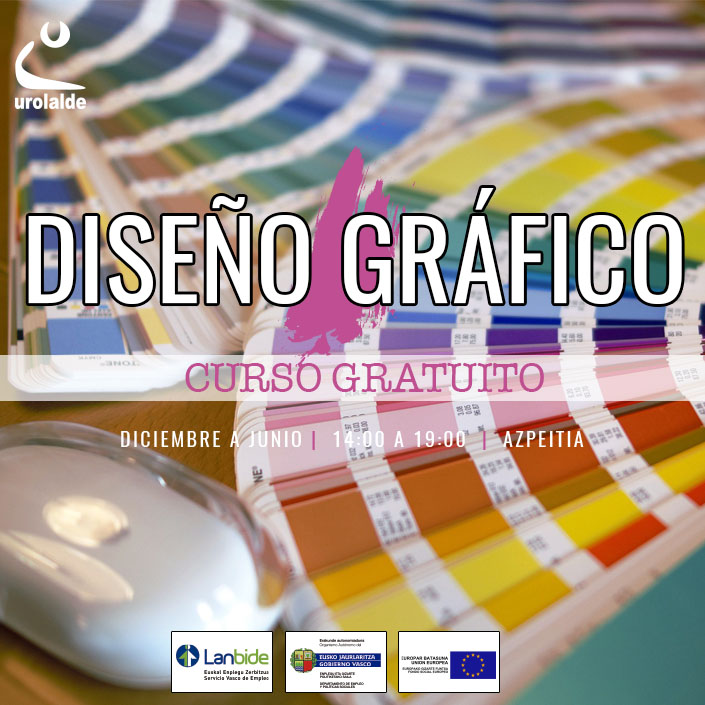 urolalde's tweet photo. #TRABAJA COMO #DISEÑADOR #GRÁFICO
#Curso #gratuito 
📆 Diciembre a Junio (560 h.)
⏱ 14:00 a 19:00 (Lunes a Viernes)
🚩 #Azpeitia
👥 Dirigido a: #desempleados y trabajadores con 33% de jornada o menos
Más información: urolalde@urolalde.net o tel. 943157066 https://t.co/U1aK9L5QZJ