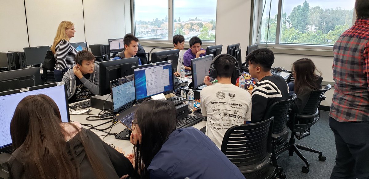 CyberDistrictFG's tweet photo. SOCAL CC CCOE students during State CyberPatriot competition!!!

@CyberPatriot

Good Luck!! https://t.co/mFWSy2jFxh