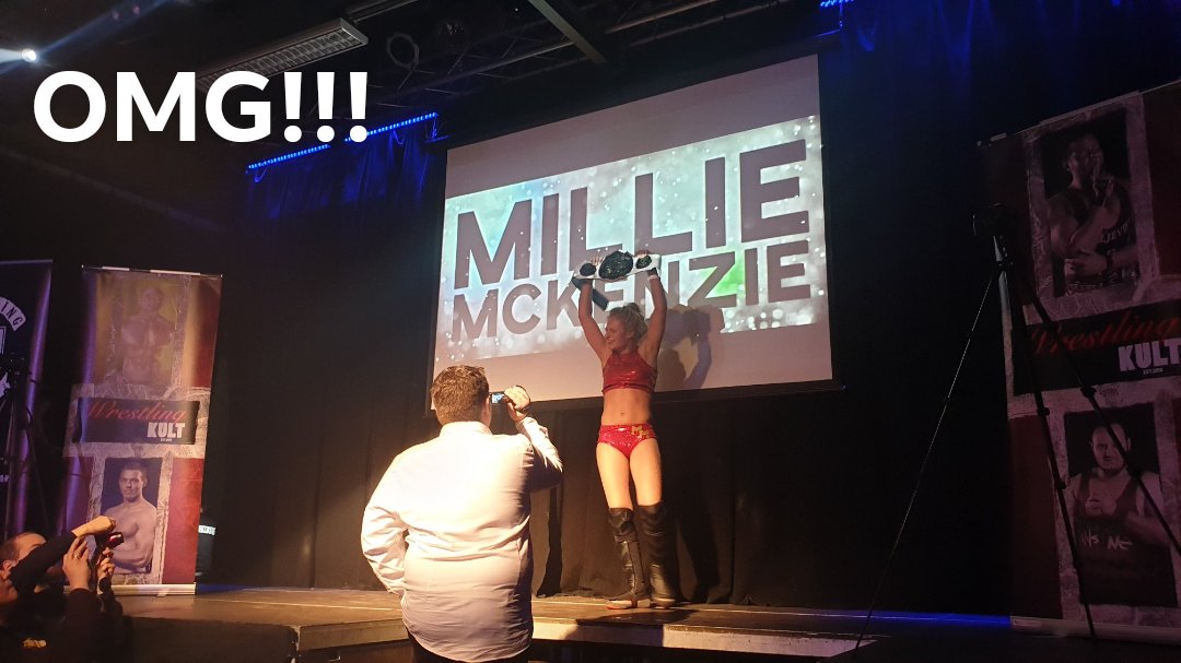 and new champ @MillieMcKenzie0 <a href="/WrestlingKULT/">WrestlingKULT</a>