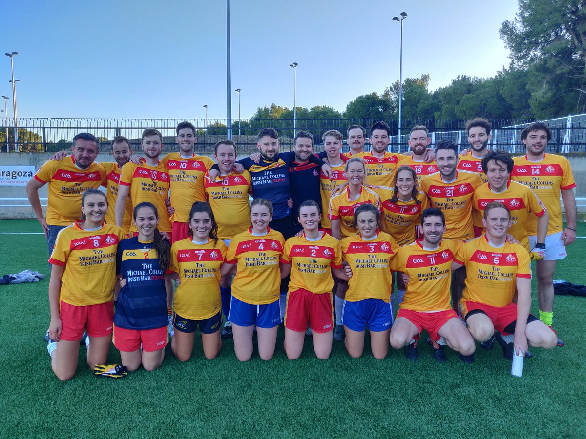 Congrats to our ladies who led from start to finish in today's tournament in <a href="/ZaragozaGAA/">Zaragoza GAA 🏐☘️🇮🇪</a>. The men fell in the final to <a href="/ValenciaGAA/">Valencia GAA</a> but played great all day. Great to see all the new blood in the club. Here's to a great 2020 and the battles ahead!