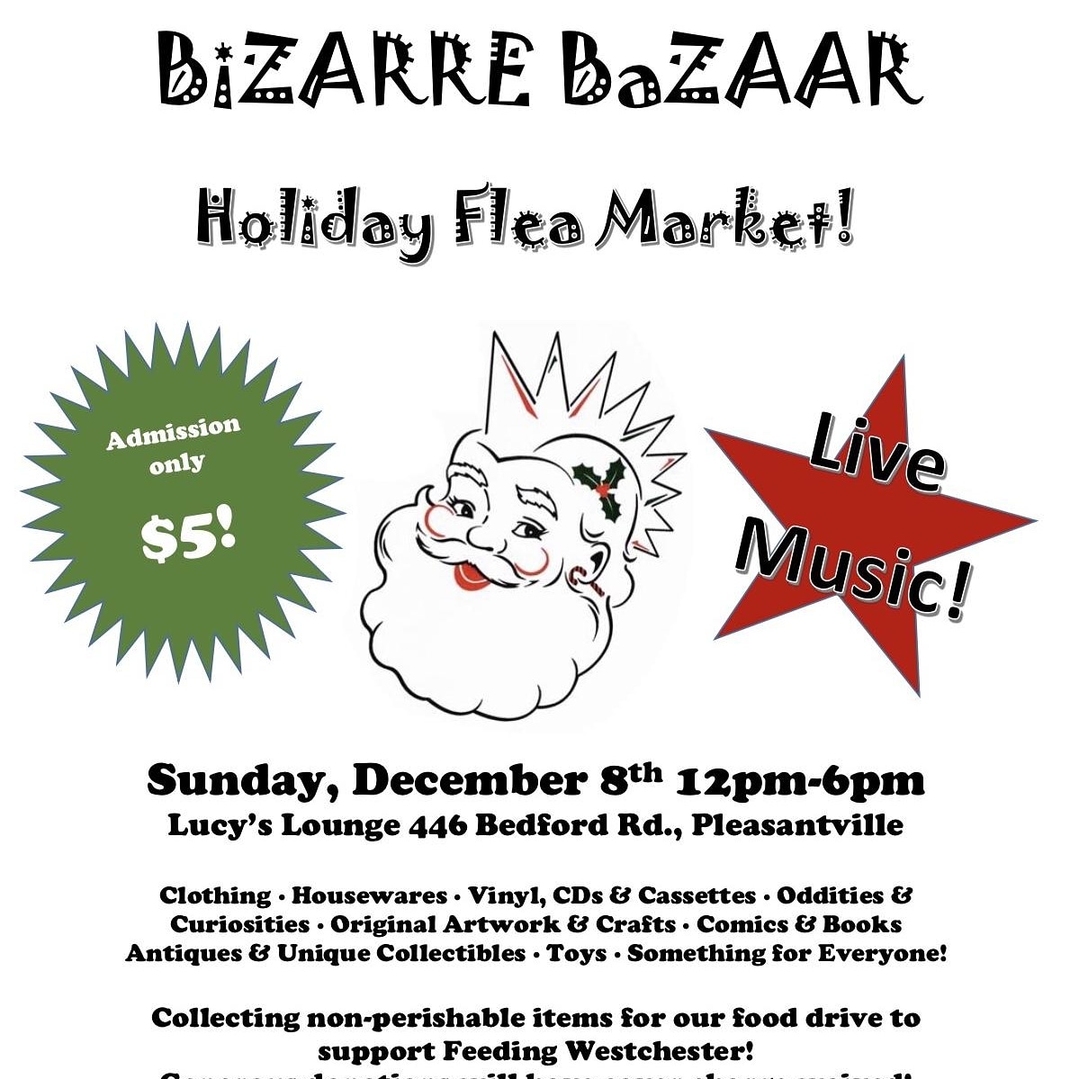 Playing a show at Lucy's Lounge in pleasantville Tomorrow afternoon! It's a flea market / food drive, clothing, tapes, vinyl for sale!! Please bring food for the drive :) We play at 3:00